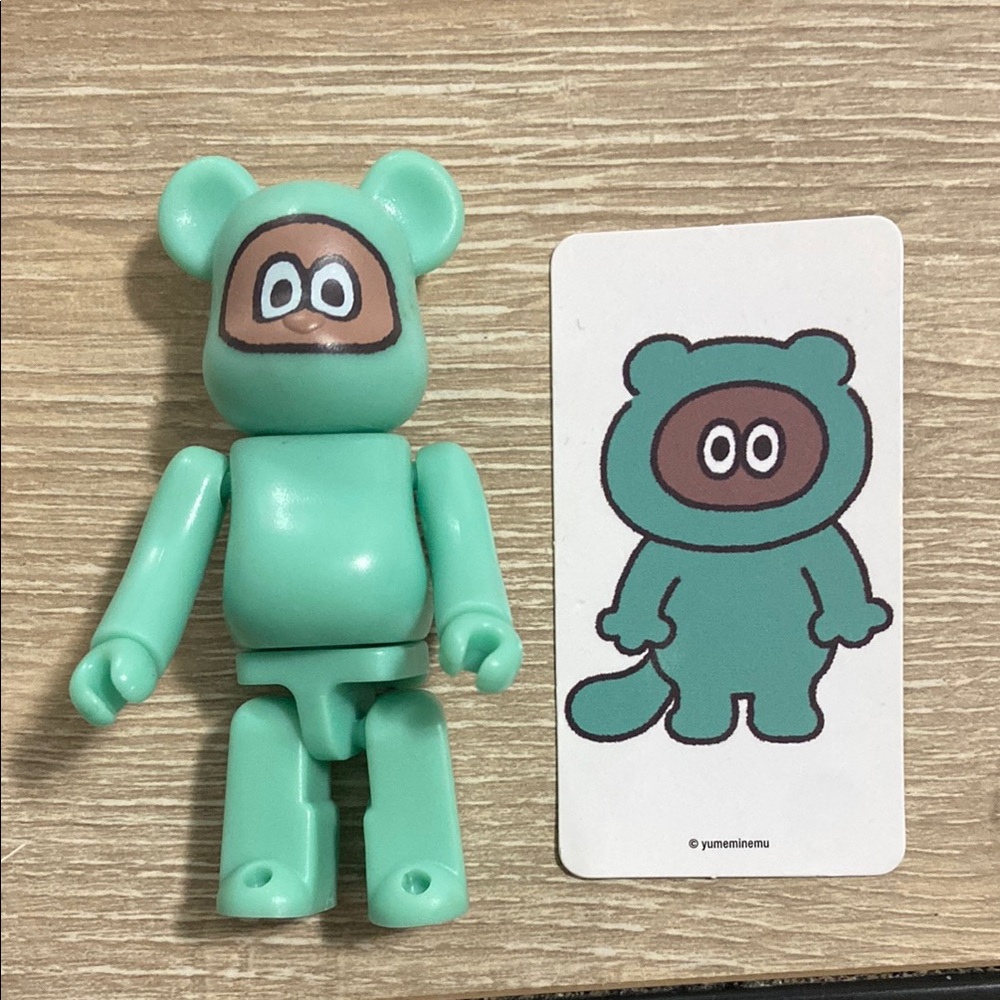 Bearbrick Yumeminemu Cute 100% Series 44 Medicom Be@rbrick with Card